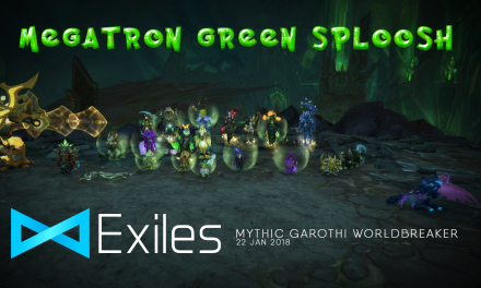 Mythic Megatron Green Sploosh is down!