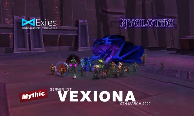 Mythic Nyalotha Vexiona Realm First