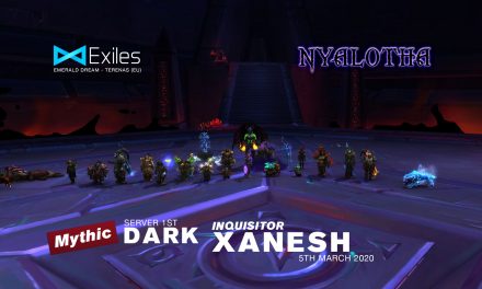 Mythic Nyalotha Dark Inquisitor Xanesh Realm First